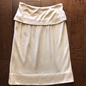 100% Cashmere Skirt peplum